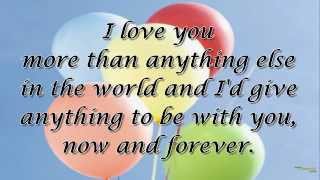 My Birthday Message for My Ever Loving and Caring Hubby ......